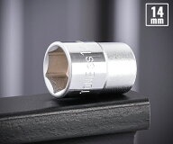 TONE ソケット(6角) 対辺寸法14mm 全長27mm (3S-14)(4953488155846) トネ【ネコポス対応】