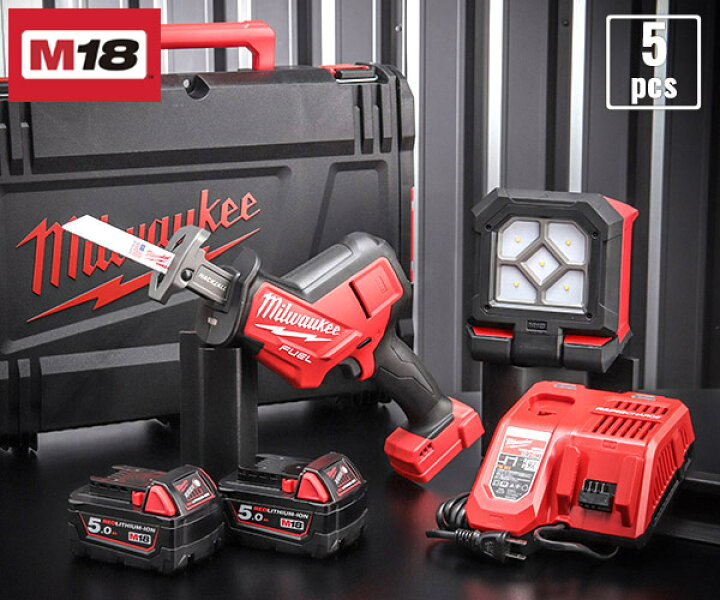 楽天市場】ミルウォーキー M18 コンパクトレシプロ LEDキット 5点 M18  