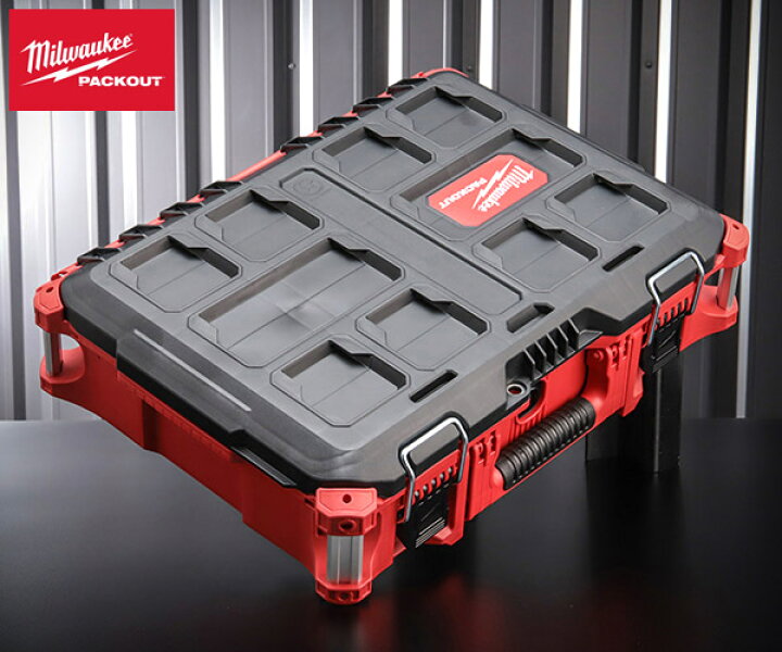楽天市場】ミルウォーキー PACKOUT ツールボックス Mサイズ 48228424  