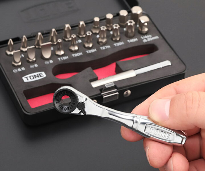 大人気新品 TONE トネ ビットラチェットセット BRFS27 TONE(トネ) ビットラチェットセット BRFS27