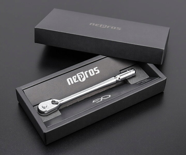楽天市場】NEPROS NBR290L 全長175mm 6.3sq.ロングラチェットハンドル 