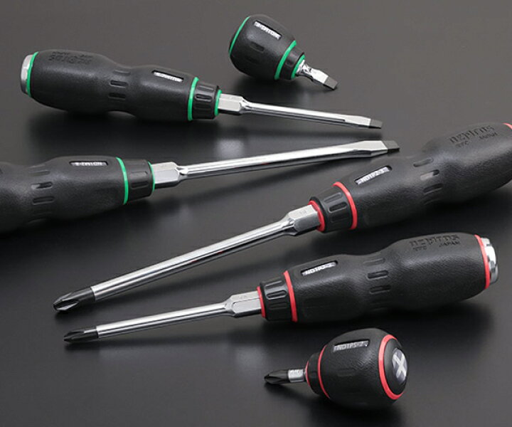 楽天市場】NEPROS NTD106 樹脂柄ドライバ混合セット6本組 ネプロス 