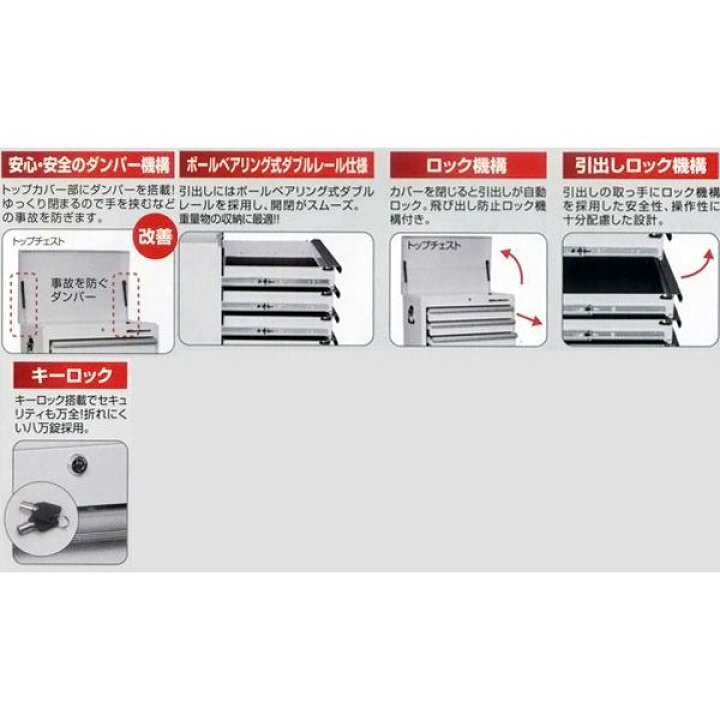 楽天市場】[メーカー直送品] TONE トップチェスト (WS114S 