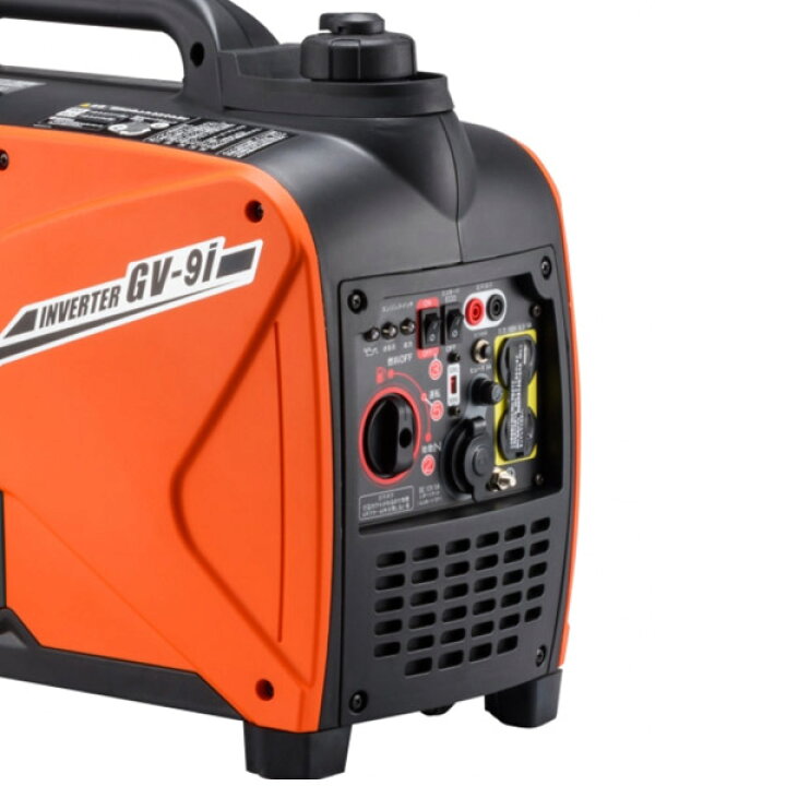 楽天市場】[メーカー直送品] KOSHIN インバーター発電機 0.9kVA GV-9I 