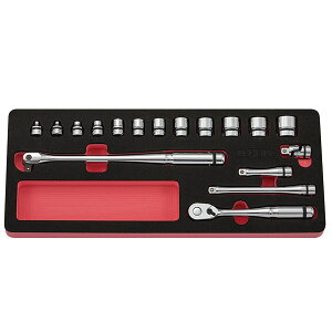 NEPROS 9.5sq. �\�P�b�g�����`�Z�b�g [17�_�Z�b�g] NTB317XC �l�v���X �H��Z�b�g NBR390A 3/8 ���`�F�b�g �\�P�b�g ������� ���� ���[