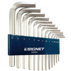 【在庫特価】SIGNET 六角レンチセット 1.5?10mm 13本セット 35063 シグネット 工具セット ホルダー 六角棒レンチ
