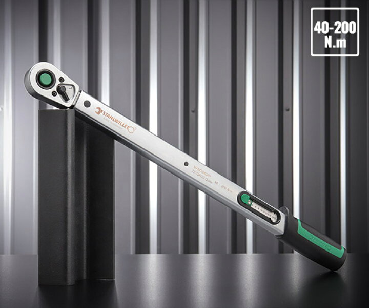 楽天市場】日本正規品 スタビレー トルクレンチ40-200NM (721QR  
