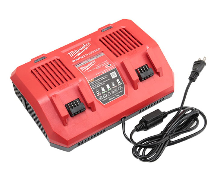 楽天市場】日本正規品 ミルウォーキー M18 デュアルベイ充電器 (M18 