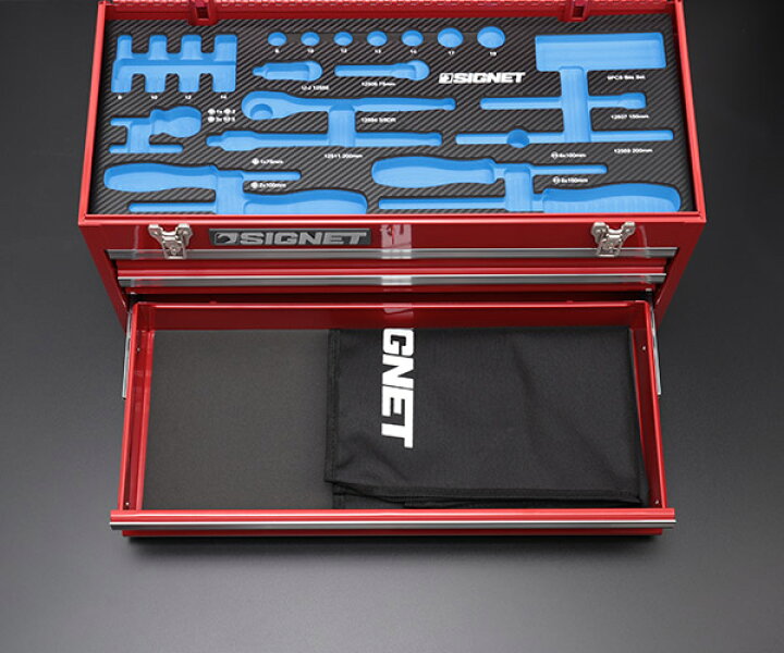 楽天市場】SIGNET ツールボックス レッド SIG54397 シグネット 赤 工具 