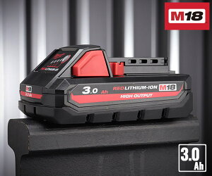 ���{���K�i �~���E�H�[�L�[ M18 3.0AH �p���[�u�[�X�g�o�b�e���[ (M18 HB3 JP)(4573592060104) milwaukee