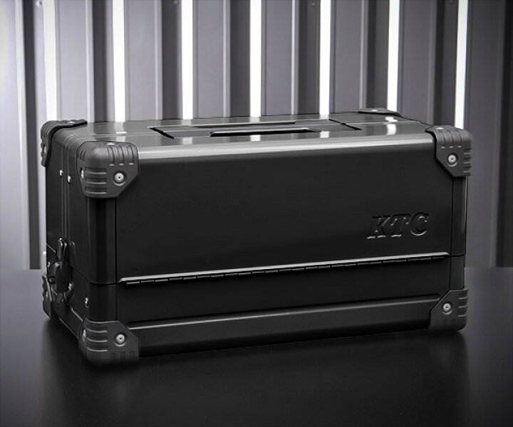 楽天市場】KTC 両開きメタルケース EK-10AGBK ブラック 工具箱 ツール 