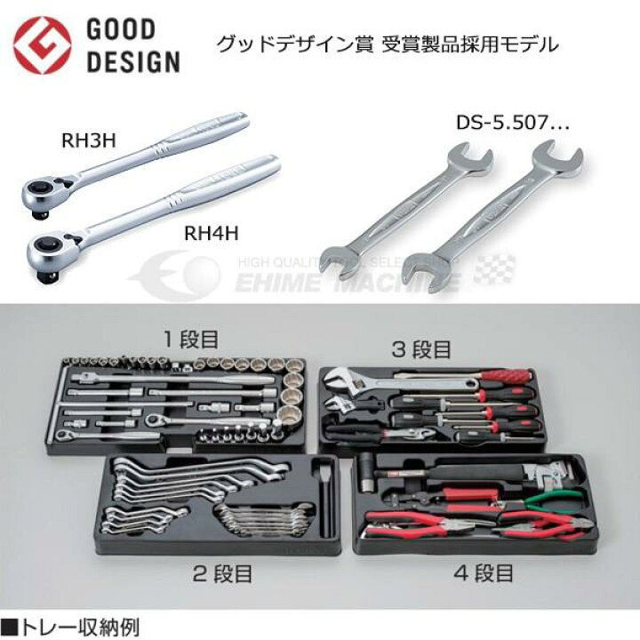 楽天市場】TONE 整備用工具セット ツールセット 差込角9.5mm 12.7mm 86 