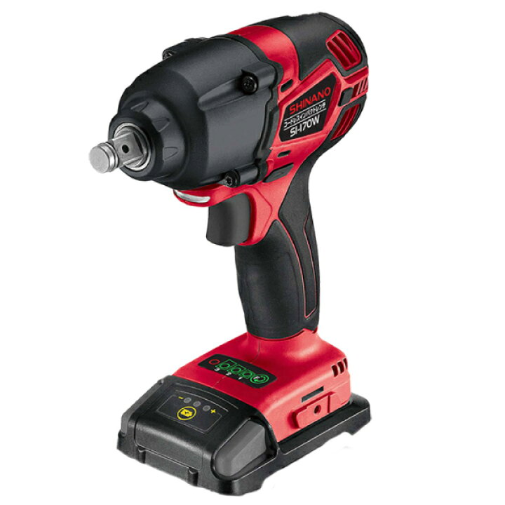 楽天市場】SHINANO 18V コードレスインパクトレンチ 12.7mm角 SI-170W 
