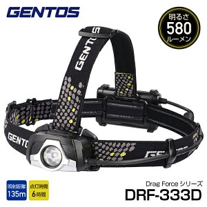 GENTOS LEDwbhCg hOtH[X DRF-333D WFgX LED Cg 邢 AEghA h dr  Ɠ