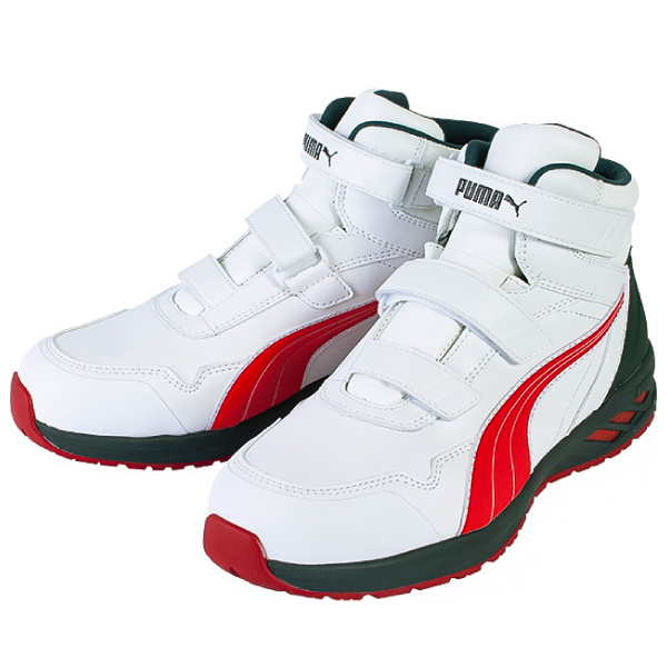 楽天市場】PUMA 安全靴 RIDER 2.0 WHITE&RED MID ライダー 2.0