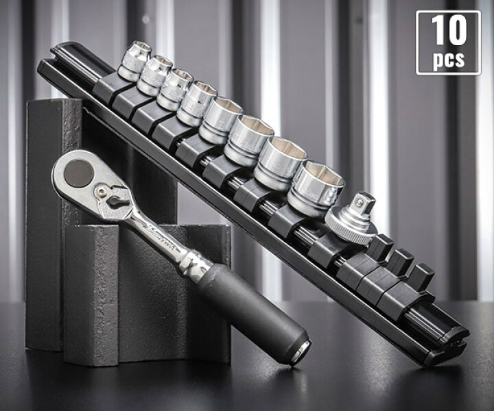 楽天市場】Z-eal 6.3sq.ソケットレンチセット10点組 2285ZE-G72 1/4 