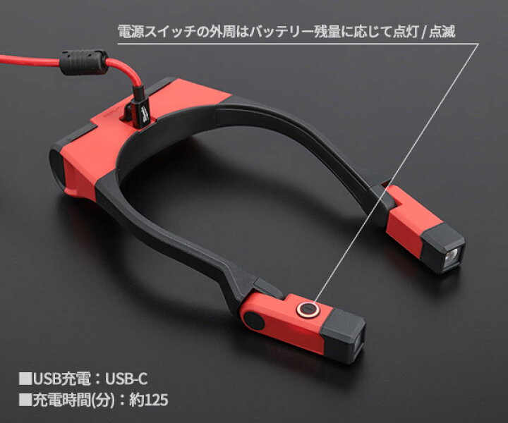 楽天市場】ミルウォーキー 400ルーメン 充電式LEDネックライト L4 