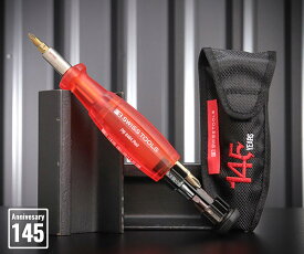 日本正規品 PBスイスツールズ 145周年 世界1000個限定生産 インサイダービットドライバー 限定刺繍入り専用ポーチ (6464.RE-145YCBB) (7610733291816)