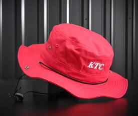 【6月の特価品】KTCグッズ アドベンチャーハット ハット 帽子 YG-243R レッド