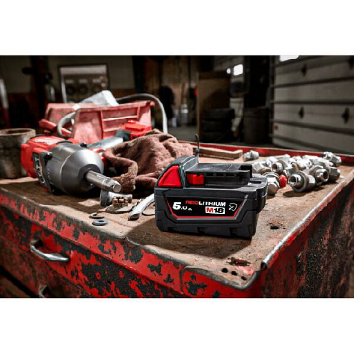 楽天市場】ミルウォーキー M18 5.0AH 耐環境バッテリー M18B5-CR JP  