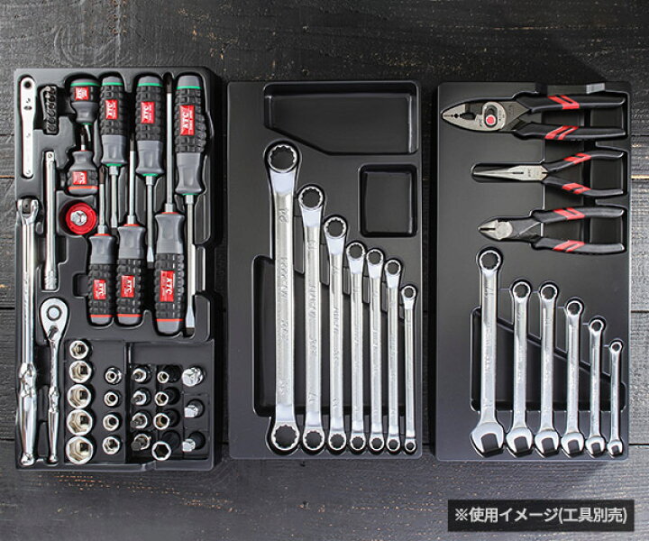 楽天市場】KTC EKR-103 EKR-113 専用樹脂成型トレイ (3枚セット 