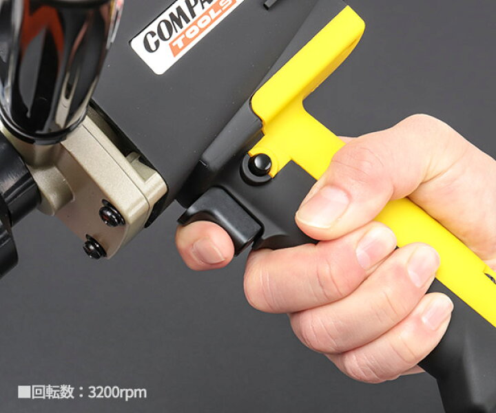 楽天市場】COMPACT TOOL 電動ダブルアクションポリッシャー P-185N 