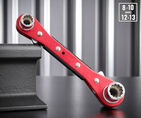 【10/1限定！ポイント3倍＋最大1000円OFF】TOP ラチェットレンチ ハイラッチ 8x10・12x13mm PRW-3HL アルミ合金仕様 トップ工業 板ラチェットレンチ ラチェットハンドル