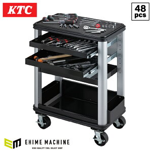 [���[�J�[�����Ǝҕ�] KTC SK6006C 9.5sq.�c�[���X�e�[�V�����Z�b�g 48�_�Z�b�g ���s�@�B�H�� SKR603C�̗p BR390���g�ݍH��Z�b�g