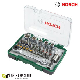 日本正規品 BOSCH 2607017375 マルチドライバー&ソケットセット 27点セット ボッシュ 電動工具でのネジ締め、ハンドラチェットでのネジ締めに ビットセット