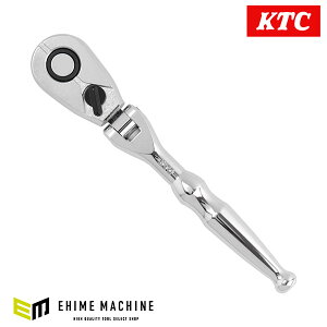 KTC BR390F �t���b�N�X���`�F�b�g�n���h�� �����p9.5mm �S��180mm �v�b�V���{�^���E���@�\�t (���j�I���@�\)