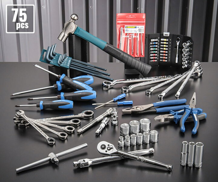 楽天市場】SIGNET 3/8SQ スタンダードツールセット 工具のみ 自動車 