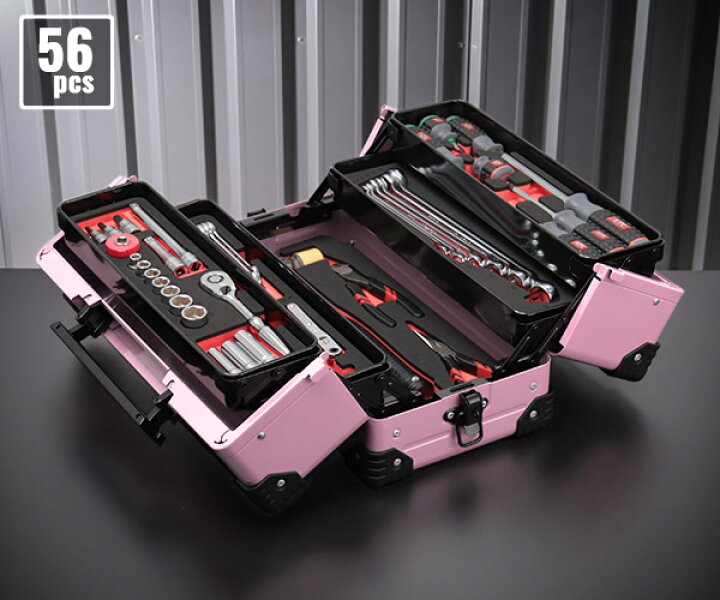 楽天市場】2025SK限定カラー KTC SK35625WZCP 9.5sq. 工具セット 56点 