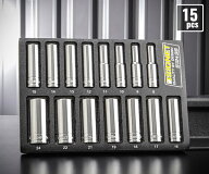 シグネット 3/8DR 15PC ディープソケットセット DESIGNトレー (12436)(4712818935905) SIGNET