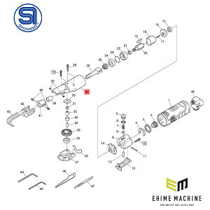 [���i�E������s��] �M�Z�@�� SI-4740�p�p�[�c �y ���[�^�[�n�E�W���O �z SI-4740-No.27
