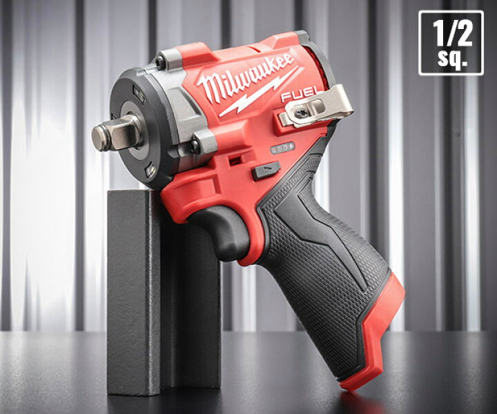 楽天市場】日本正規品 ミルウォーキー M12 FUEL 1/2インチ542Nm Ｍ１２ＦＵＥＬ１／２インチ５４２Ｎｍインパクトレンチ(本体のみ)