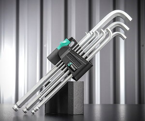 ���{���K�i Wera 1.5-10mm/9�{�g Hex-Plus �V���[�g�w�b�h �Z�p�����`�Z�b�g 950/9 073594�i05073594001�j�{�[���|�C���g ���[�U�[���� �N���b�v�t ���F�� �x��