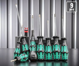 日本正規品 Wera 限定 9点 ボールグリップセット プラス/トルクス/マイナス＋ねじホルダー 134028（05134028001）箱入り特別企画 国内入荷分エヒメマシン限定販売