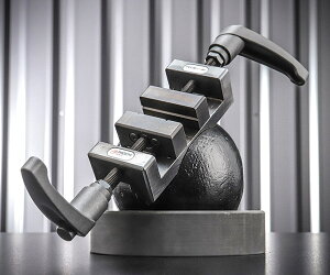 プロチ ボールフリーバイス 55mm PRH-BFV55(オカスギ UBB-4000 同等仕様・色違い) 万力 バイス 角度自在 口金開55mm 軽作業・卓上作業向け PROCHI