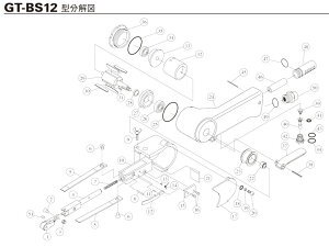 [���i�E������s��] VESSEL �x���g�T���_�[ GT-BS12�p���i �y ���[���[�w�b�h�Z�b�g �z NO.1 GT-BS12-NO.1 �x�b�Z��
