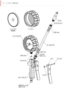 [���[�J�[�����i] ASAHI �Q�[�W�{�^���p ���i �y���[�^�[�K���X�i�������j�z AGE�V���[�Y�p �p�[�c
