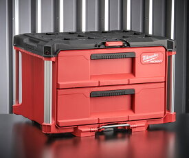 日本正規品 ミルウォーキー PACKOUT 引き出し収納 2段 (48-22-8442)(4573592050273) milwaukee