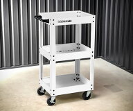 【厳選特価】日本正規品 バーコ 3段ロールカートミニ ホワイト 標準仕様 ツールカート (1470K1KPU)(45472…