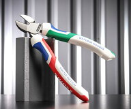 日本正規品 クニペックス 限定 斜ニッパー イタリアモデル 3Kグリップ コンフォート 160mm WE FORGE WINN…