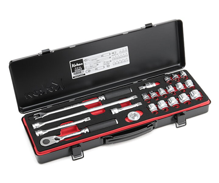 楽天市場】コーケン Z-EAL 9.5sq. 21点 ソケットレンチセット 3286Z Ko 
