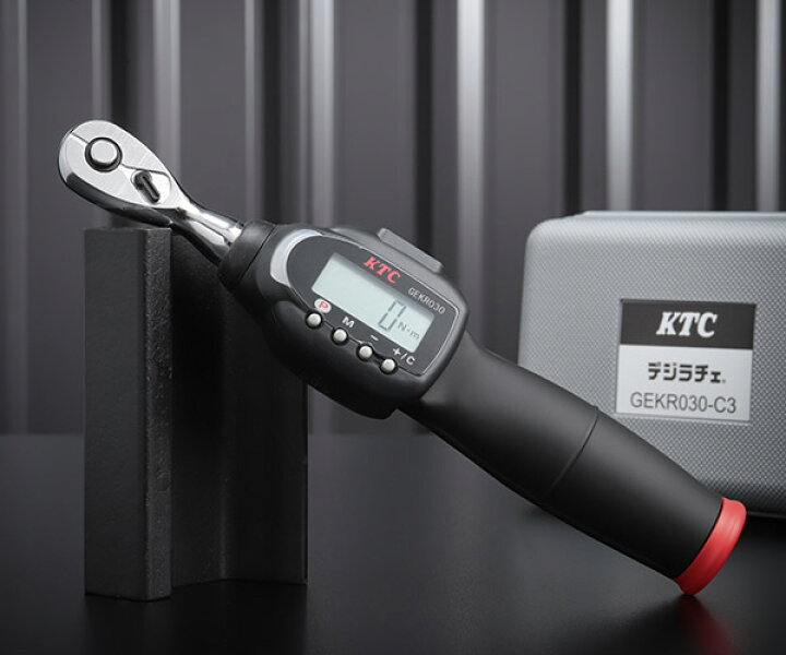 楽天市場】KTC GEKR030-C3 9.5sq.デジラチェ Type rechargeable（充電 
