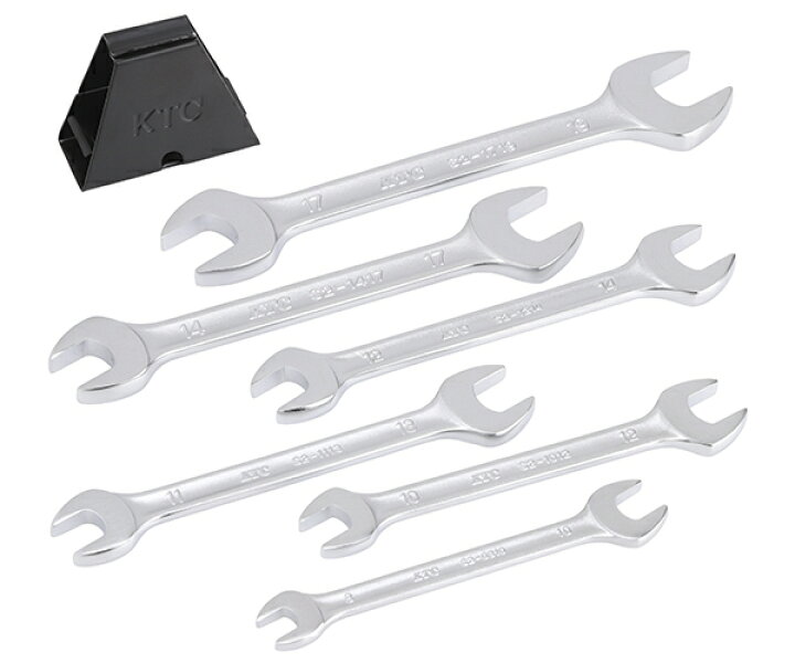 楽天市場】KTC スパナセット (6本組) 8〜19mm (TS206)(4989433406749 