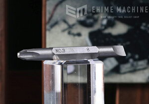 KTC ラチェットドライバビット(プラスNo.3×マイナス8) DBR14-09 工具 京都機械工具 【ネコポス対応】