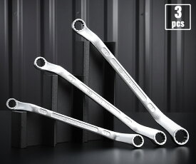 KTC 45°ロングめがねレンチセット [3本組] M253 工具 京都機械工具