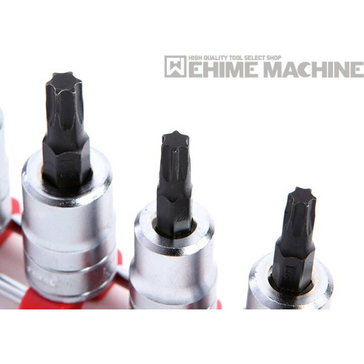 楽天市場】KTC ショートT型トルクスビットソケットセット 差込角9.5mm 