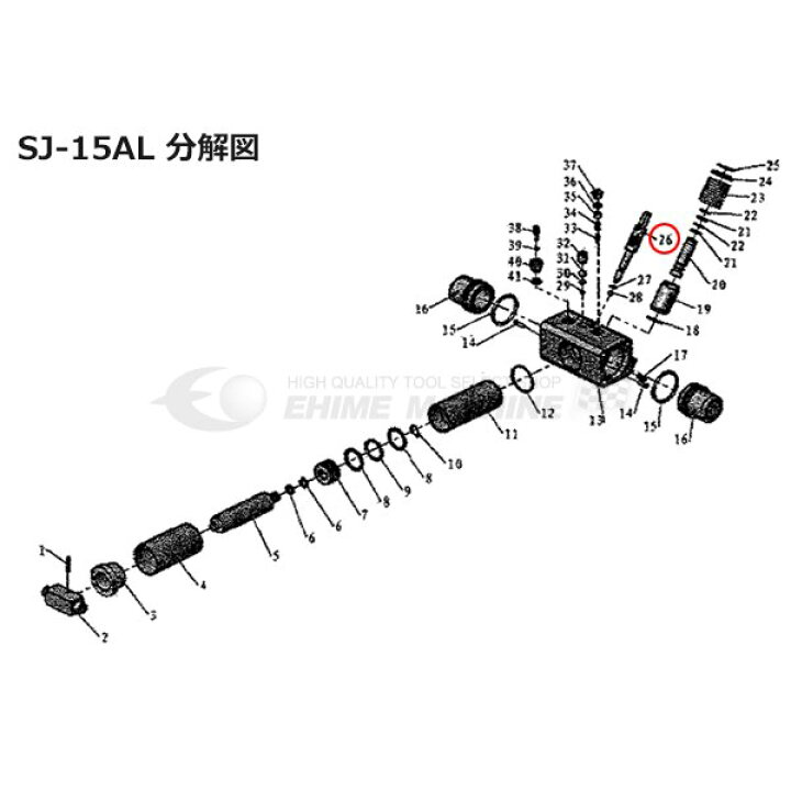 楽天市場】[メーカー直送品] MASADA 低床型アルミジャッキSJ-15AL用  